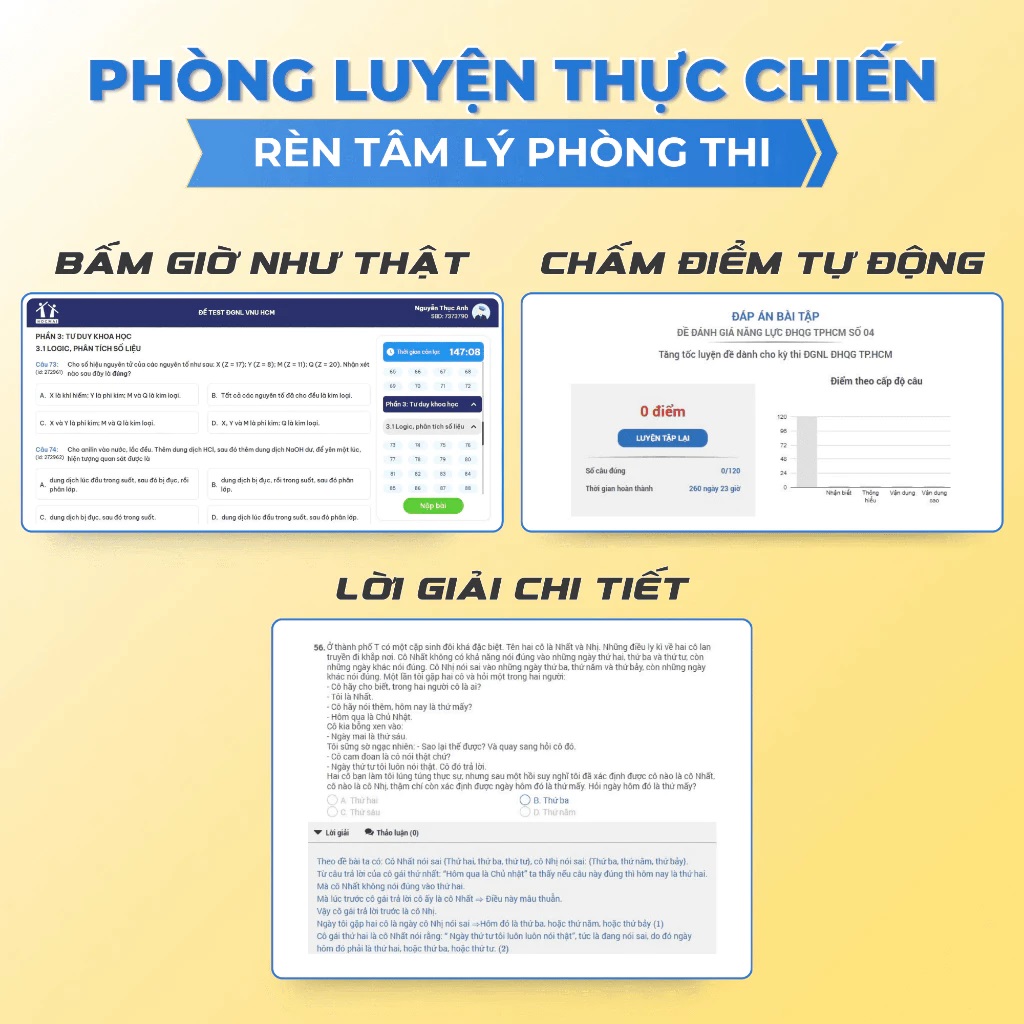 Mô tả Sách Tăng tốc luyện đề thi Đánh giá năng lực ĐHQG TP.HCM - 7