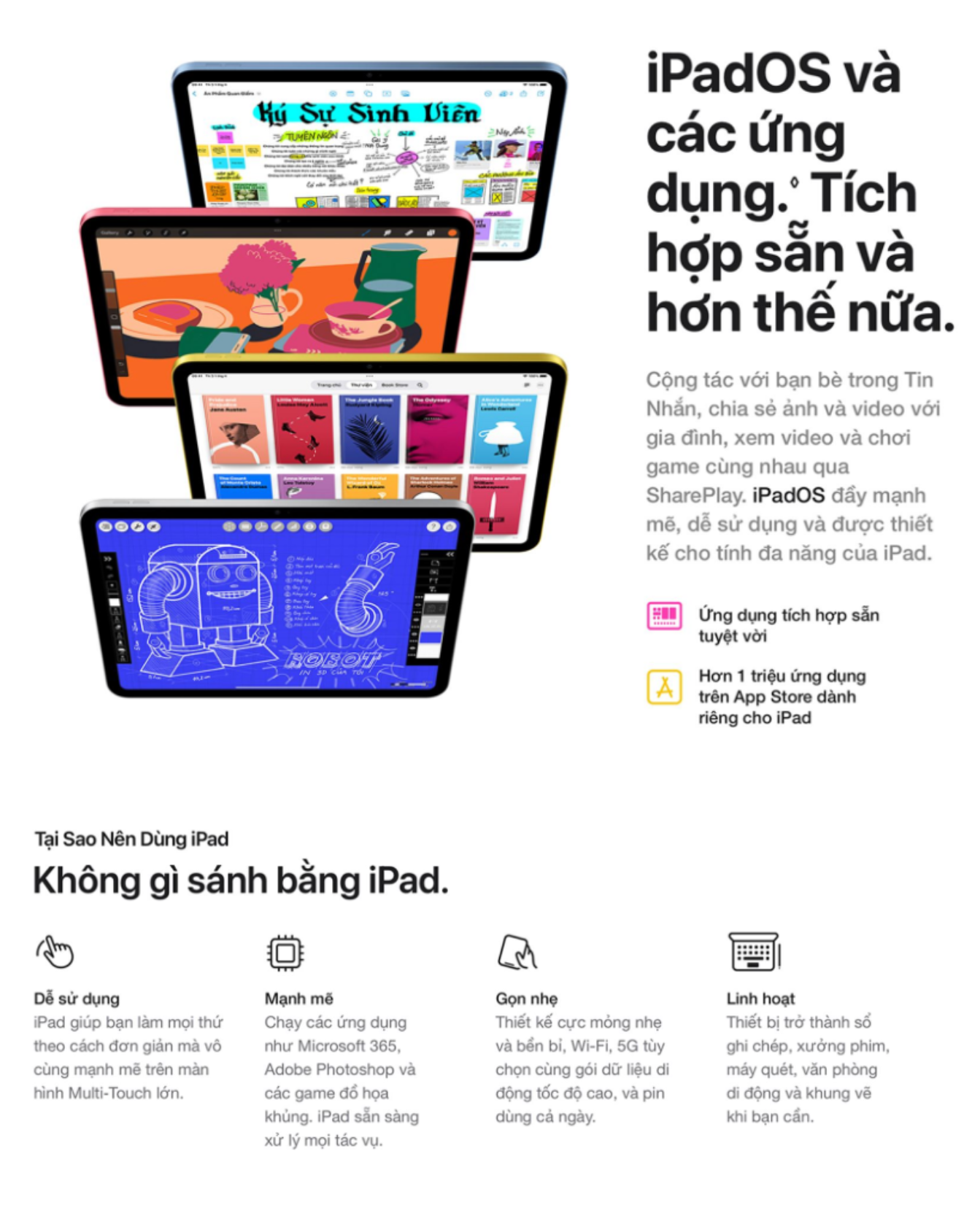 Mô tả iPad A16 11 inch Wi-Fi 128GB - Chính Hãng (ZA/A) - 5