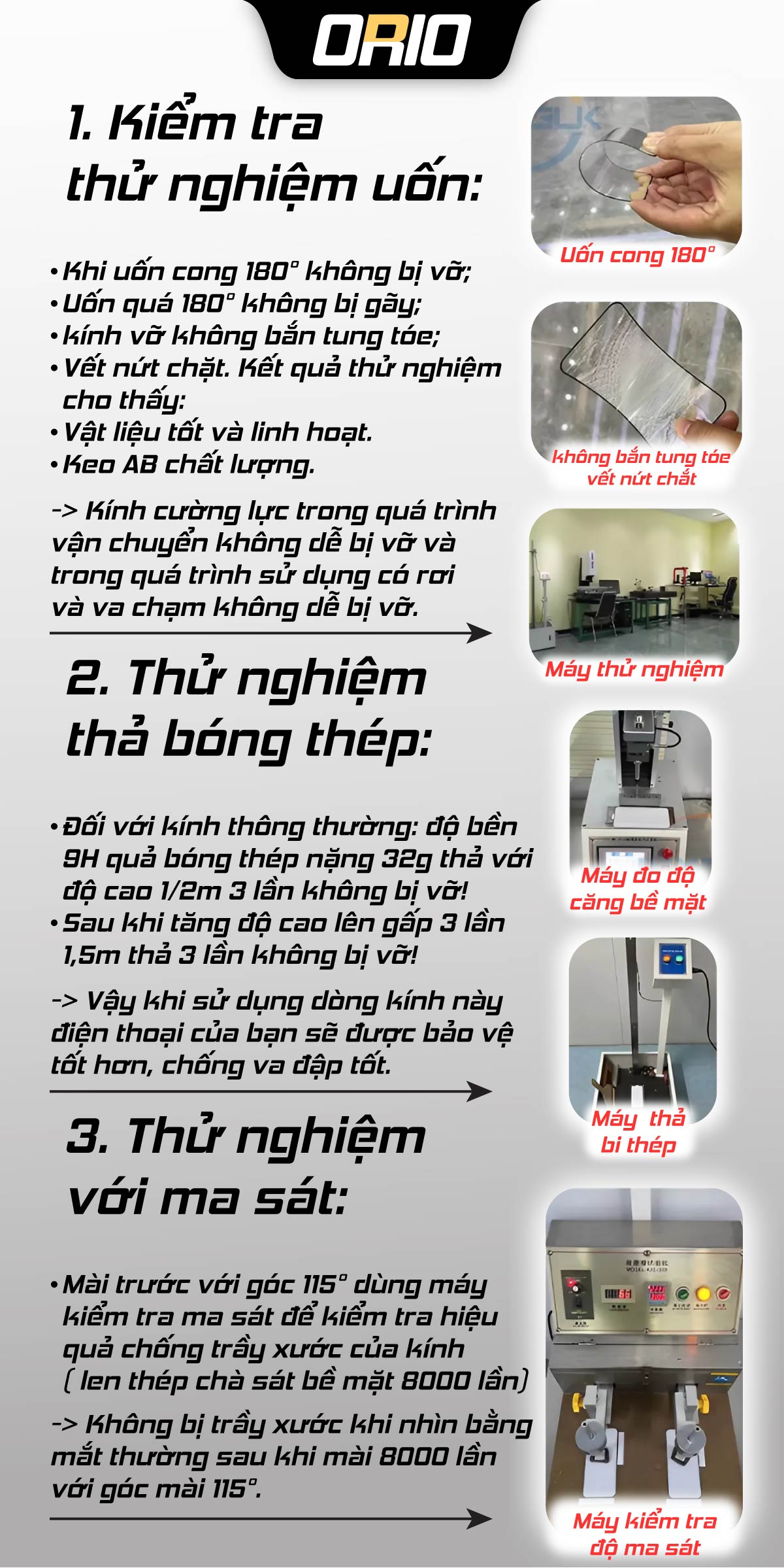 Kính Cường Lực iPhone Khung Tự Dán Lọc Bụi Hạn Chế Vân Tay Full Viền Màn Hình Độ Cứng 9H ORIO – ảnh mô tả chi tiết 1