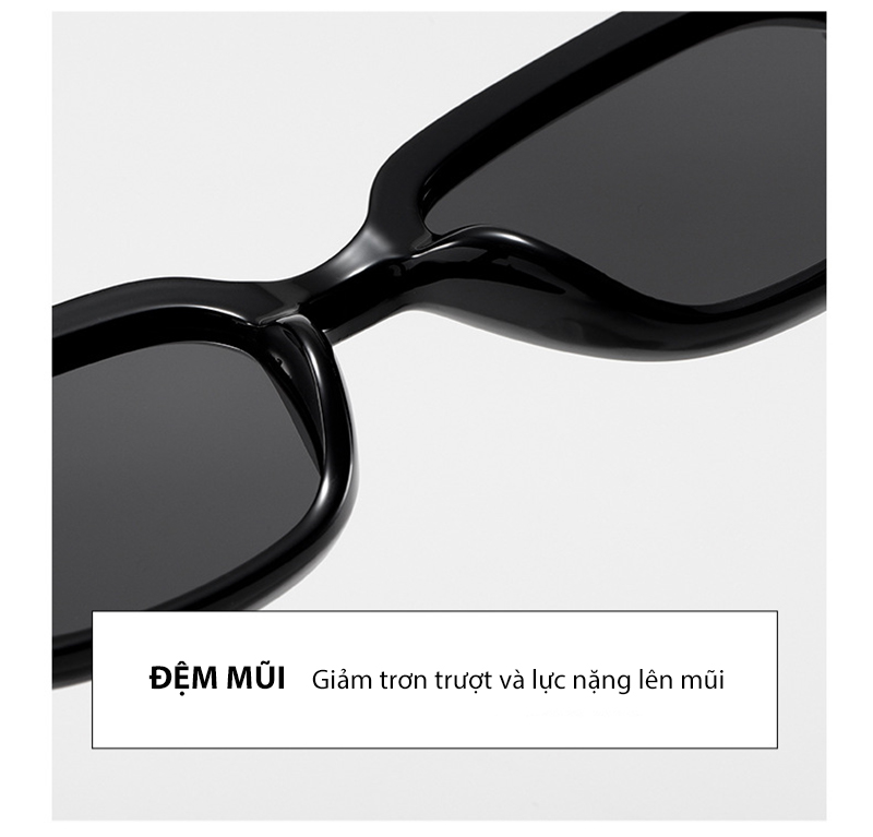 Mô tả Kính Râm Nam Nữ AORON Tròng Phân Cực Chống Tia UV Dáng Chữ Nhật Trendy Gọng TR90 Chống Gãy, Thiết Kế Cá Tính AK231 - 4