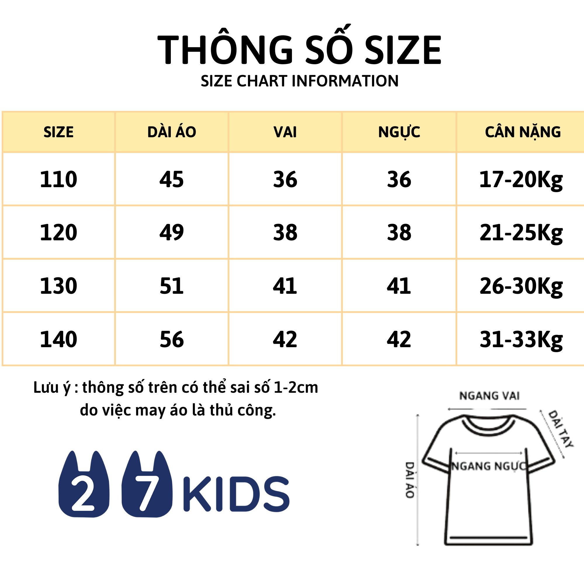 Mô tả Áo thun ngắn tay bé gái 27Kids KACADY họa tiết dễ thương cotton hè nữ cho trẻ 2-10 tuổi GSTS6 - 7