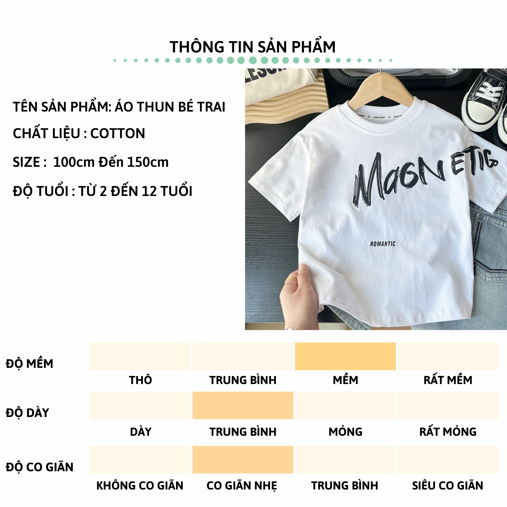 Mô tả Áo thun ngắn tay bé trai 27Kids KACADY áo thun 100% cotton cho trẻ từ 4 - 12 tuổi  BSTS11 - 4