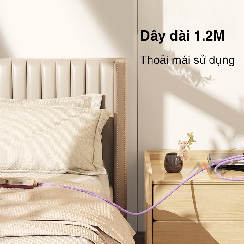 Mô tả Dây cáp sạc nhanh iphone PD 33W Rockspace Z21 dây dù Hàng chính hãng bảo hành 1 năm 1 đổi - 3