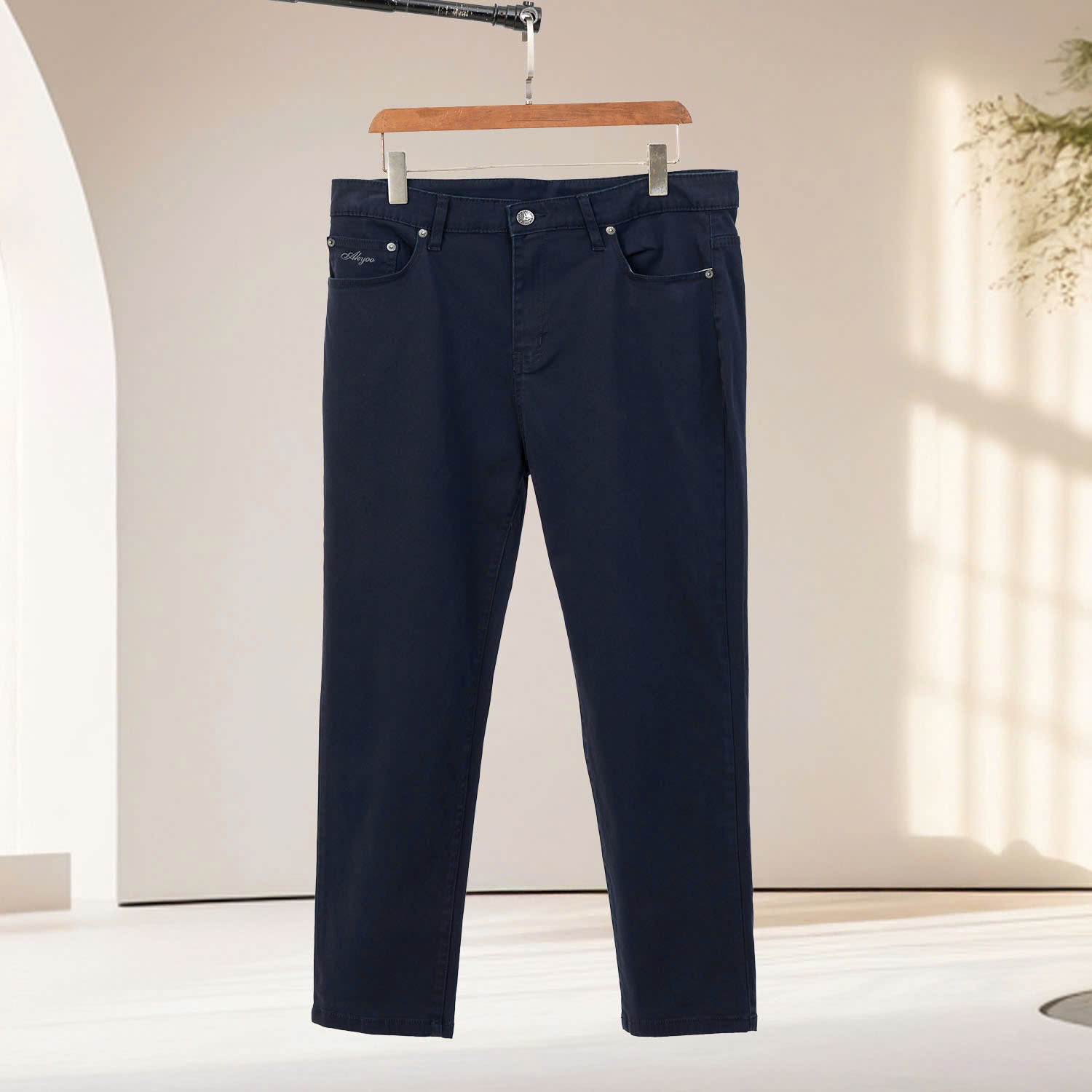Mô tả Quần Kaki Bigsize Nam 80-140kg AKYOO Chất Liệu Cotton Co Giãn, Bigsize Nam - KAKI - 4