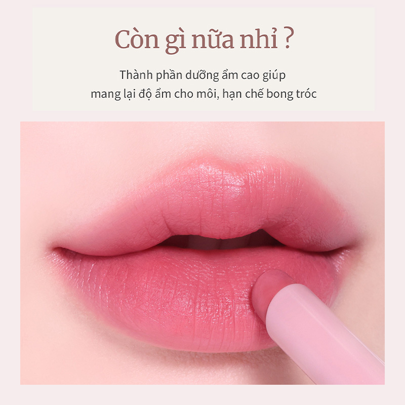 Mô tả Son Thỏi Lì hince Slim Stick Melting Matte 1.6g - 8