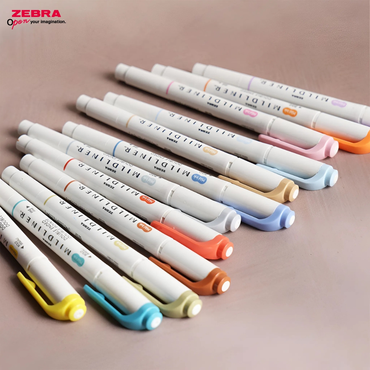 Mô tả Bút Dạ Quang Highlight Zebra Mildliner WKT7 35 Màu - Đầu Bút Dạ Quang 1.0mm - 1.4mm - [Chính Hãng] 1 Cây - 4