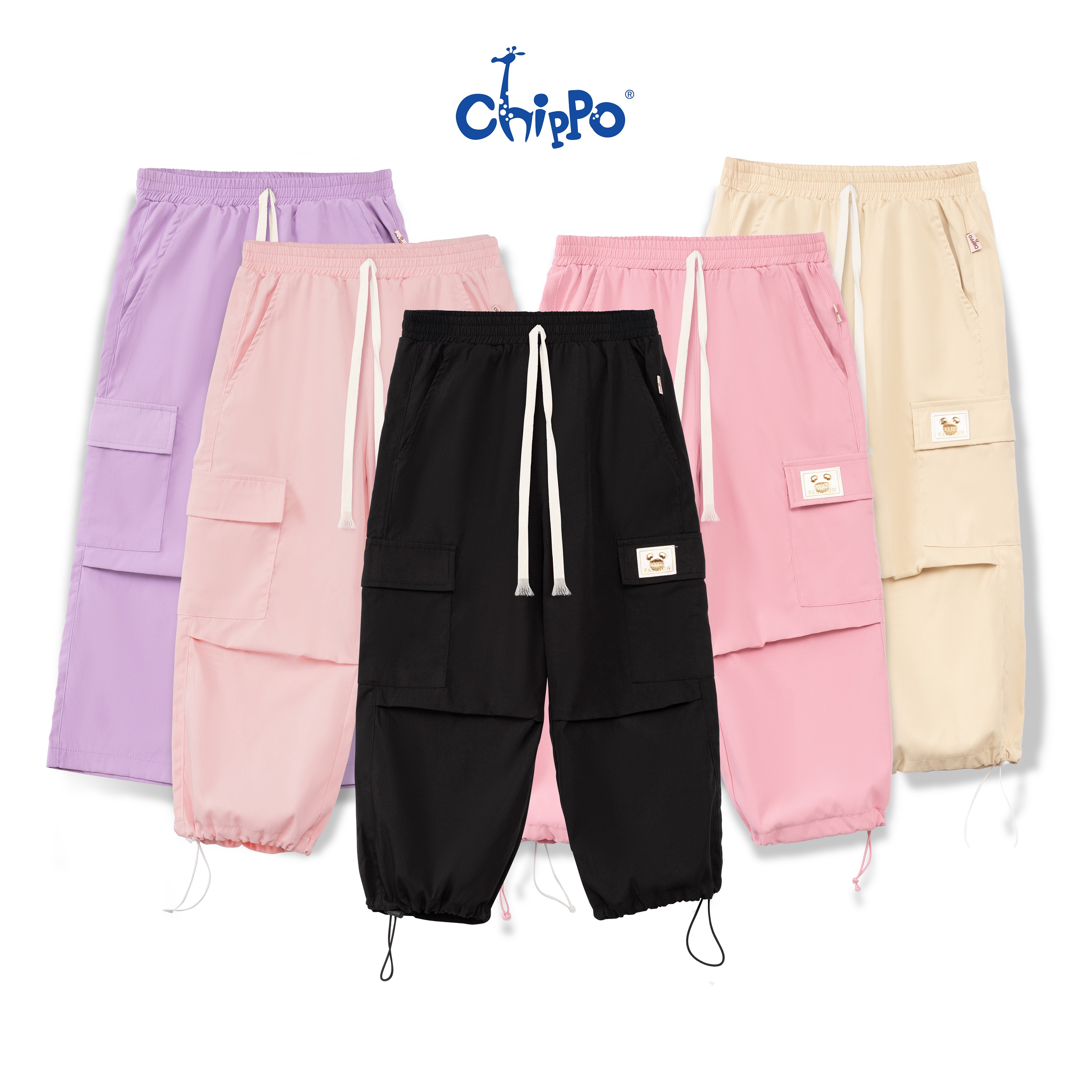 Mô tả Quần Jogger Kaki bé gái Chippo chất liệu kaki mềm mại thoải mái cho bé từ 7 đến 12 Tuổi(21-40Kg) - 1