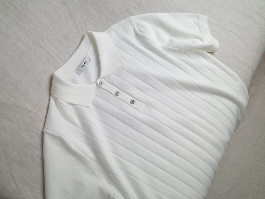 Áo Polo Nam Len Mongtoghi Sọc DENIMST 5621