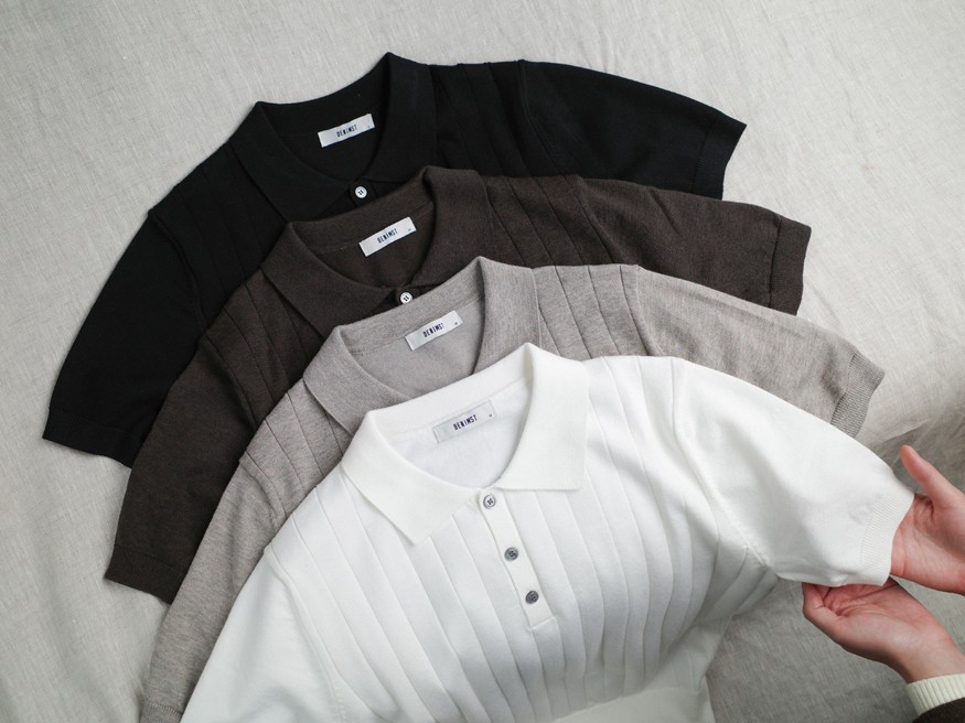 Cận cảnh chất liệu Áo Polo Len Mongtoghi
