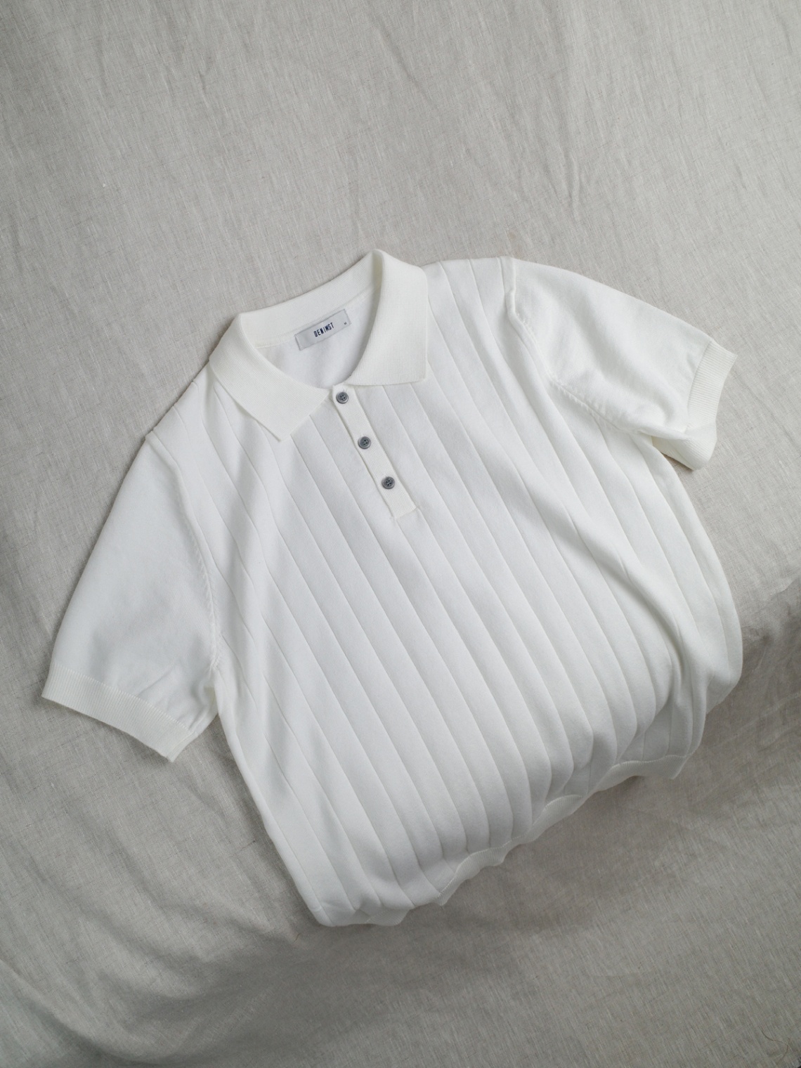 Mô tả Áo Polo Nam Len Mongtoghi Sọc DNST 5621, Form Suông Nhẹ - 10