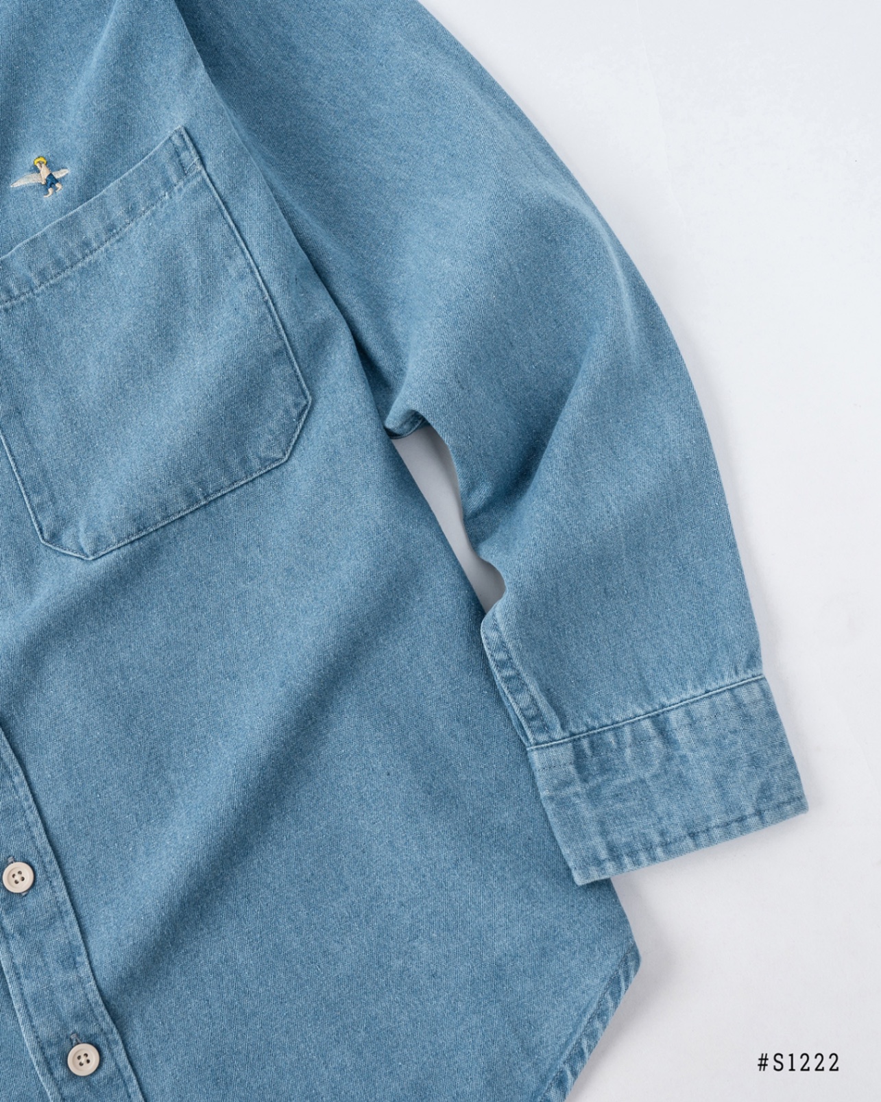 Áo Sơ Mi Nam Denim VÁN DNST S1222