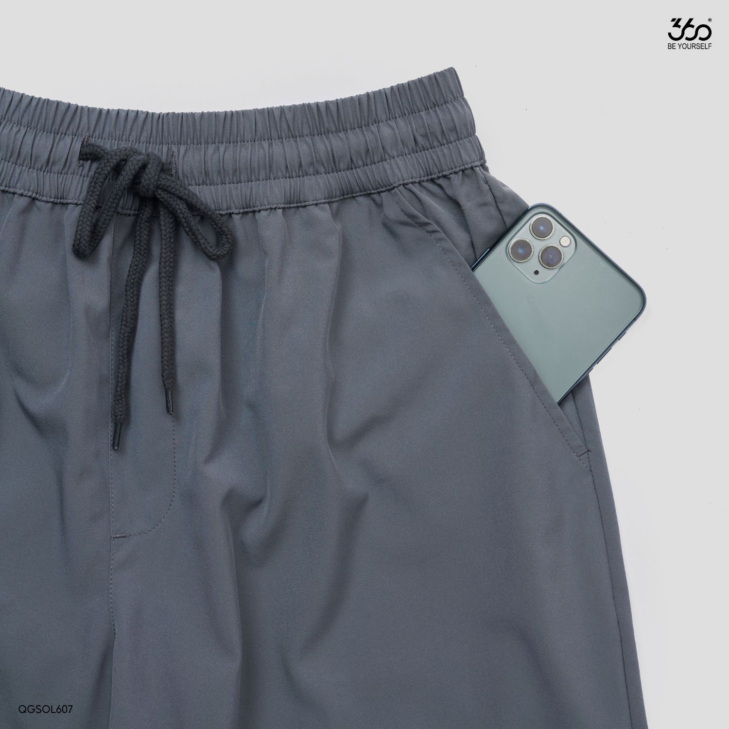 Mô tả Quần đùi nam thể thao 360 Boutique quần short gió chạy bộ tập gym đi biển mặc nhà thoải mái QSGOL607 - 3