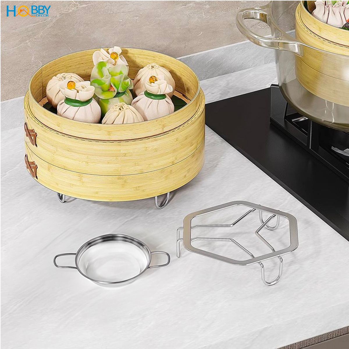 Rế hấp lót đấy nồi inox 304 Hobby home decor RN4 | Shopee Việt Nam