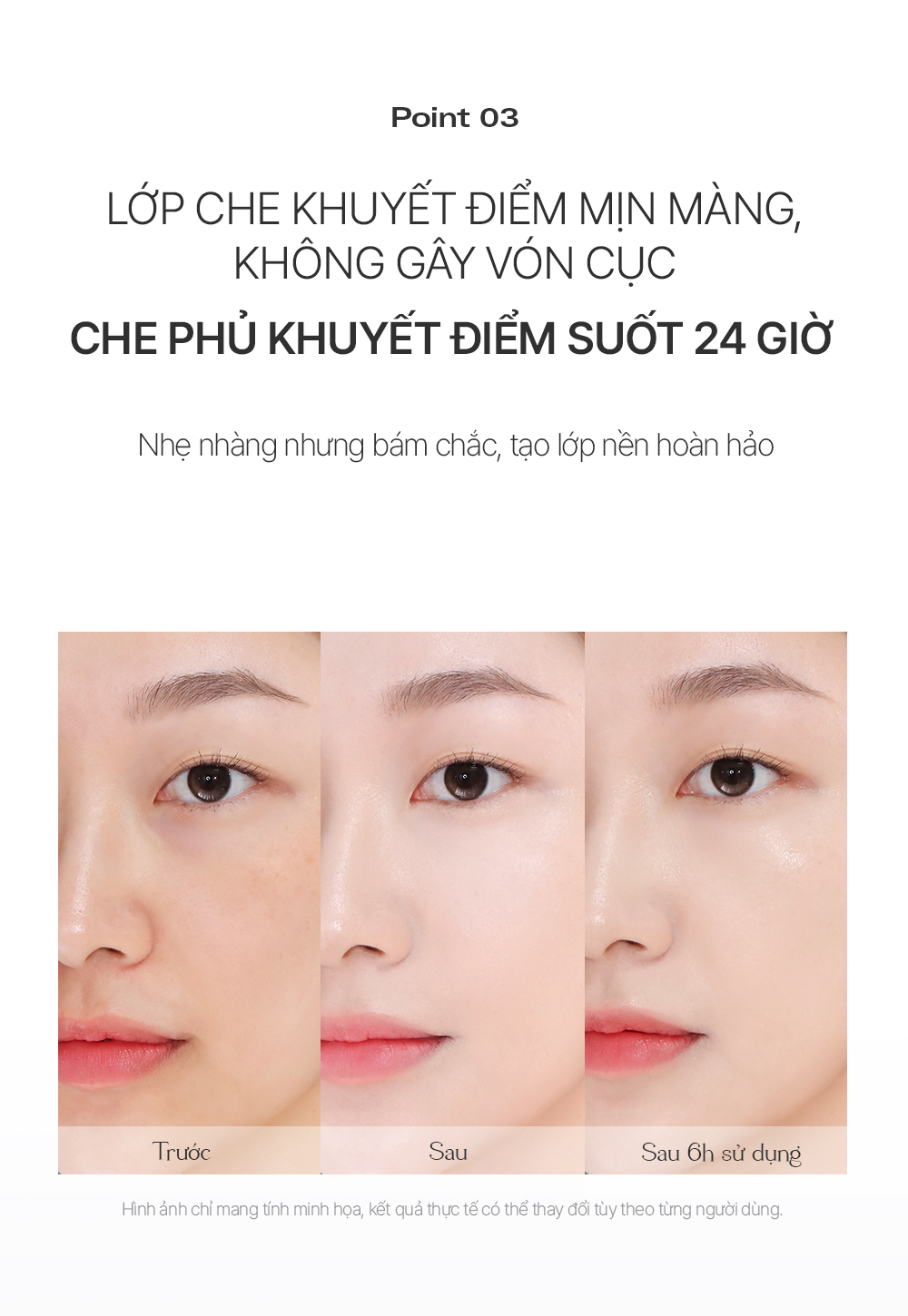 Mô tả Kem che khuyết điểm Bbia Eau Stay Concealer (8.5g) - 9