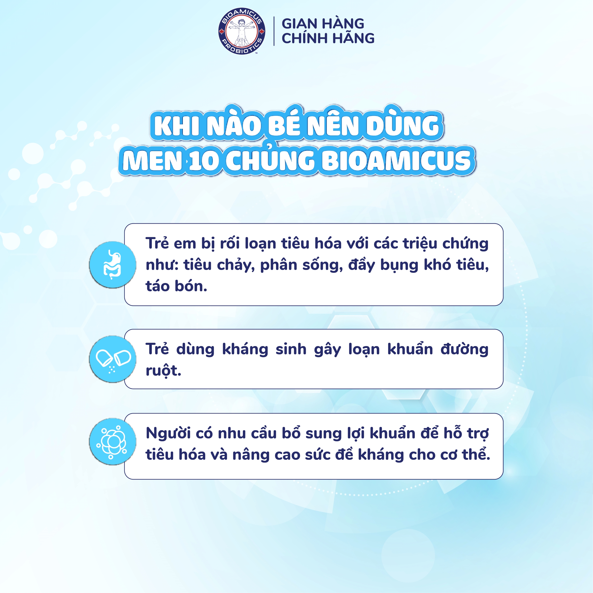 Liều dùng Men Vi Sinh BioAmicus Complete