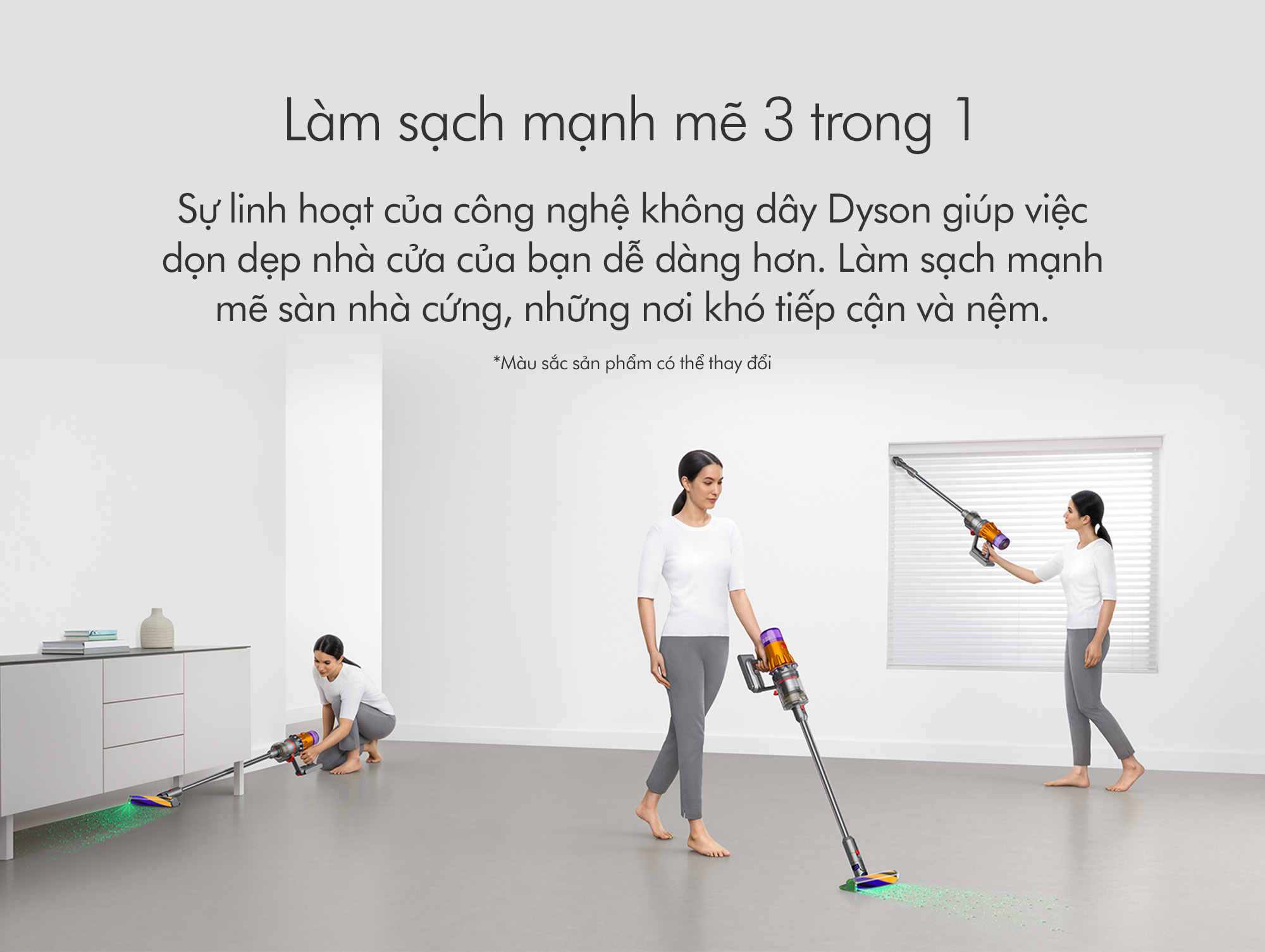 Mô tả Máy hút bụi không dây Dyson V12 Detect ™ Slim Fluffy (Xanh Xám) - 6