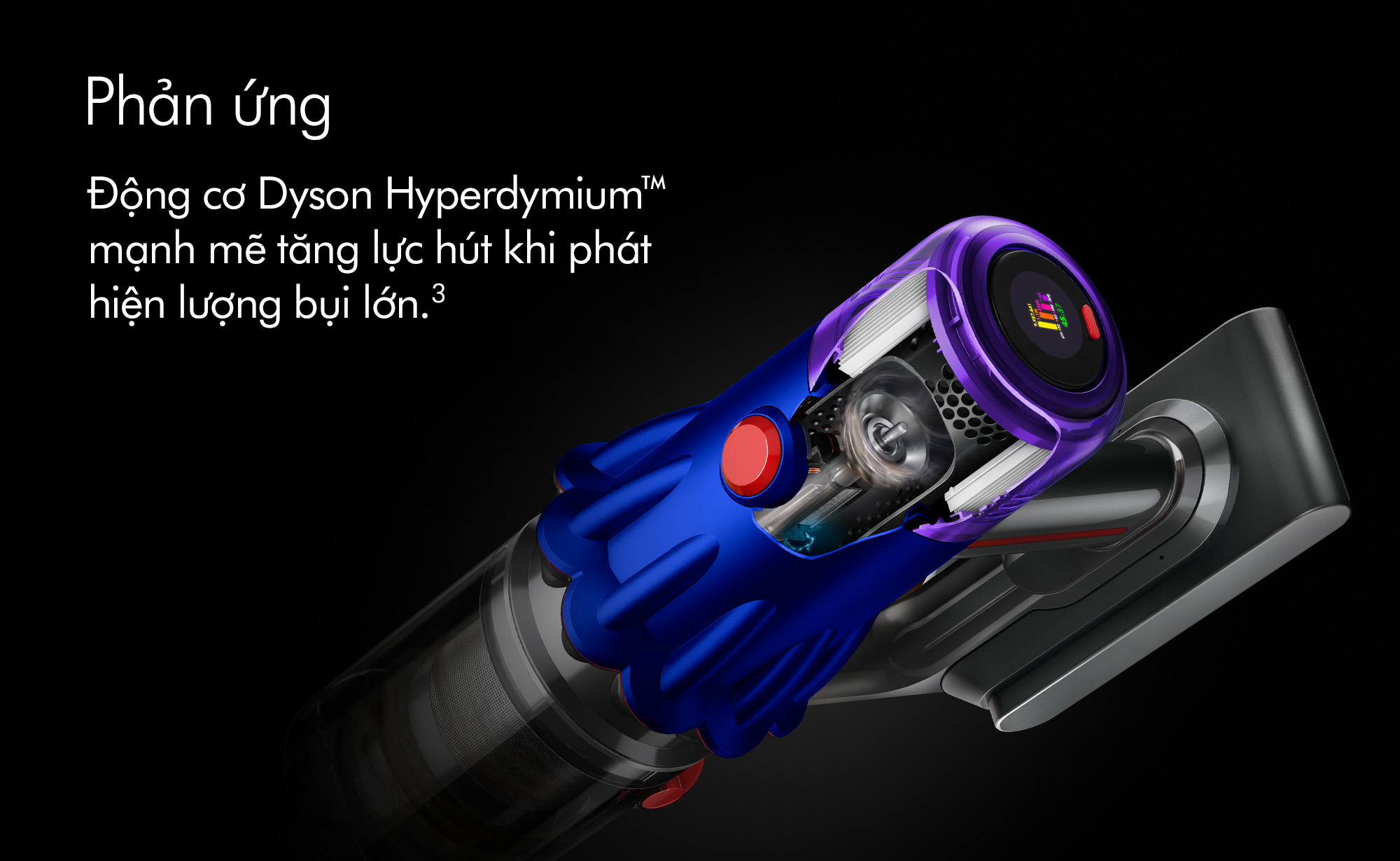 Mô tả Máy hút bụi không dây Dyson V12 Detect ™ Slim Fluffy (Xanh Xám) - 7