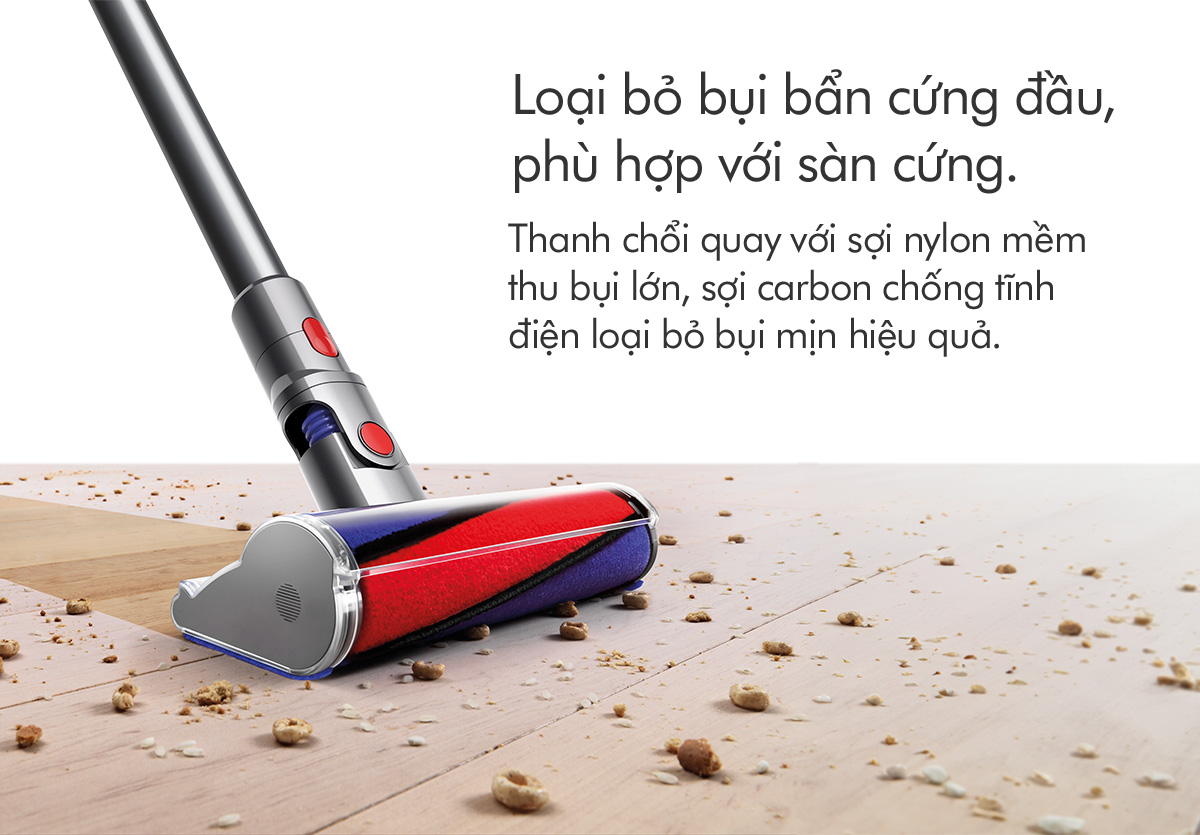 Mô tả Máy hút bụi không dây Dyson V8 ™ Absolute (Xám Bạc) - 5