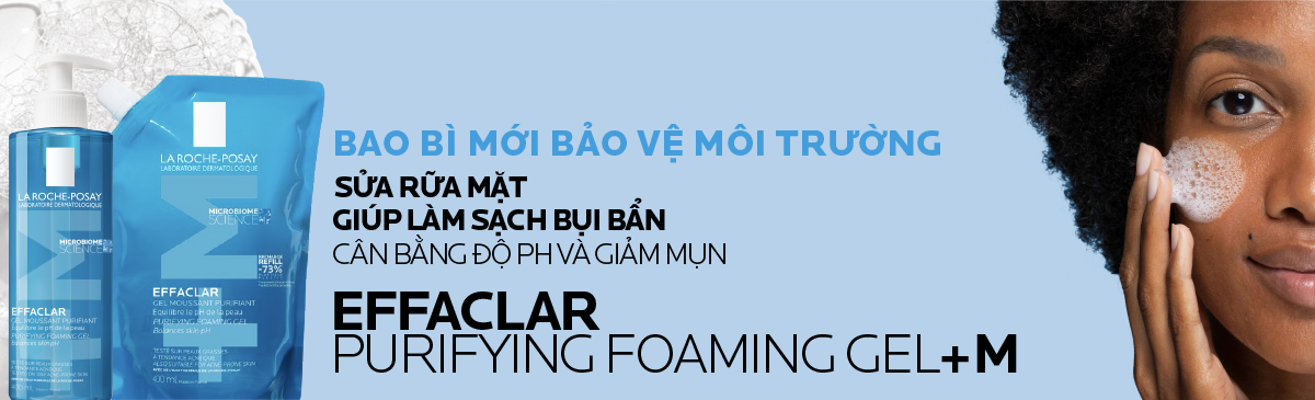 Mô tả Gel rửa mặt cho da dầu nhạy cảm La Roche-Posay Effaclar Foaming Gel 400ml (Túi refill) - 2