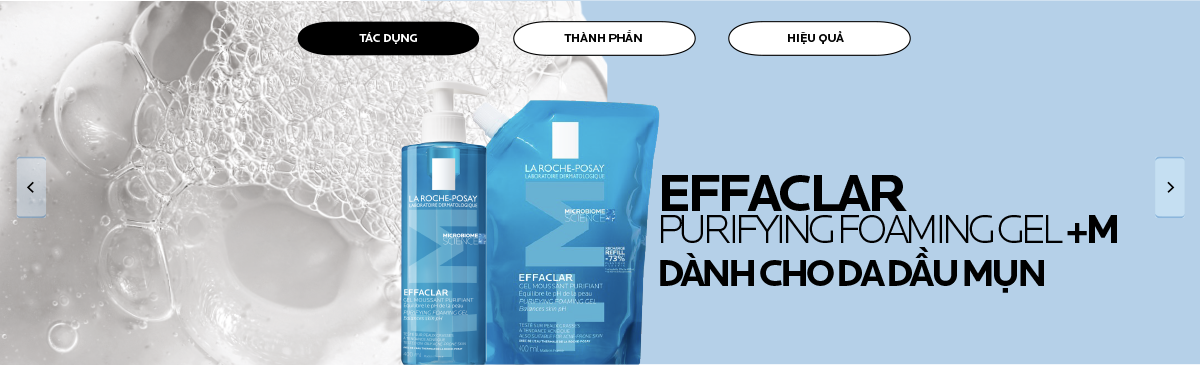 Mô tả Gel rửa mặt cho da dầu nhạy cảm La Roche-Posay Effaclar Foaming Gel 400ml (Túi refill) - 3