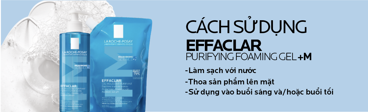 Mô tả Gel rửa mặt cho da dầu nhạy cảm La Roche-Posay Effaclar Foaming Gel 400ml (Túi refill) - 5