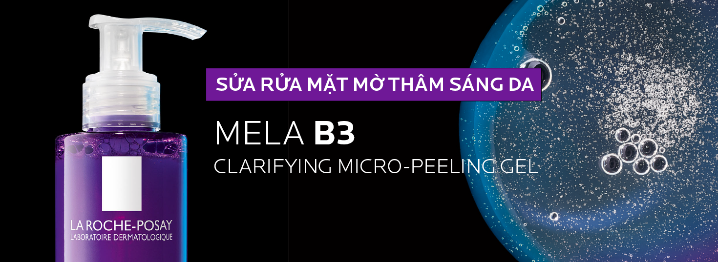 Mô tả Sữa rửa mặt mờ thâm sáng da La Roche-Posay Mela B3 Clarifying Micro-Peeling Gel 200ml - 2