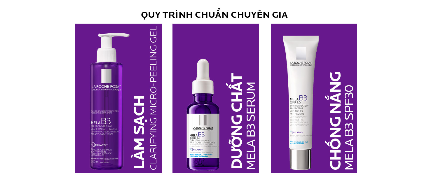 Mô tả Sữa rửa mặt mờ thâm sáng da La Roche-Posay Mela B3 Clarifying Micro-Peeling Gel 200ml - 5