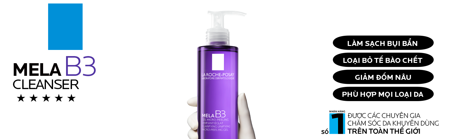 Mô tả Sữa rửa mặt mờ thâm sáng da La Roche-Posay Mela B3 Clarifying Micro-Peeling Gel 200ml - 6