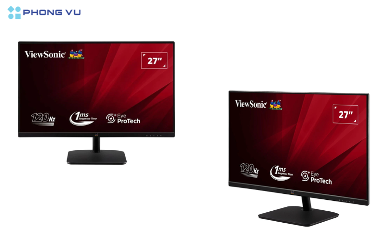 Thiết kế màn hình VIEWSONIC VA2732A-H hiện đại
