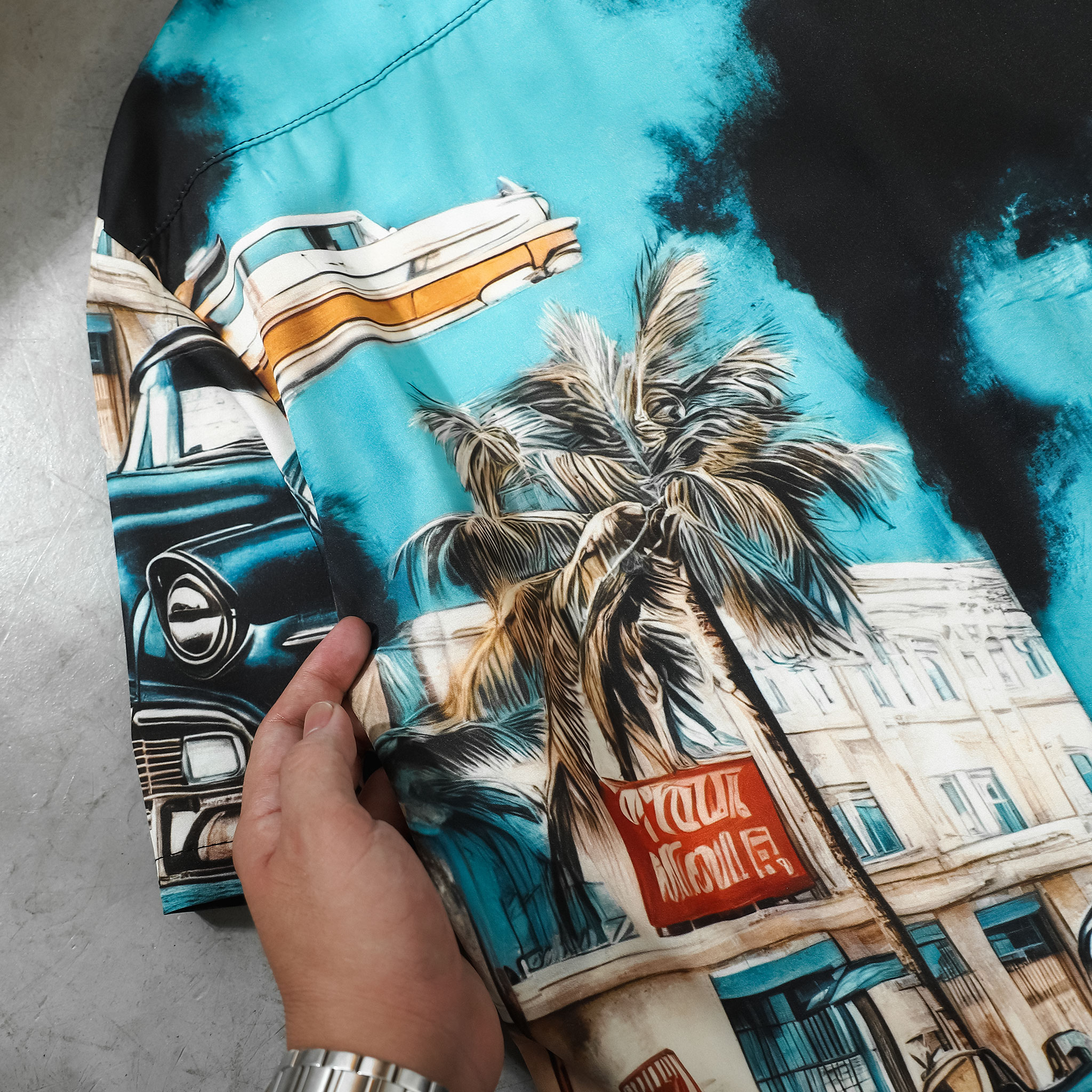Áo Sơ Mi Cuban nam Midcruz MKCLEVER