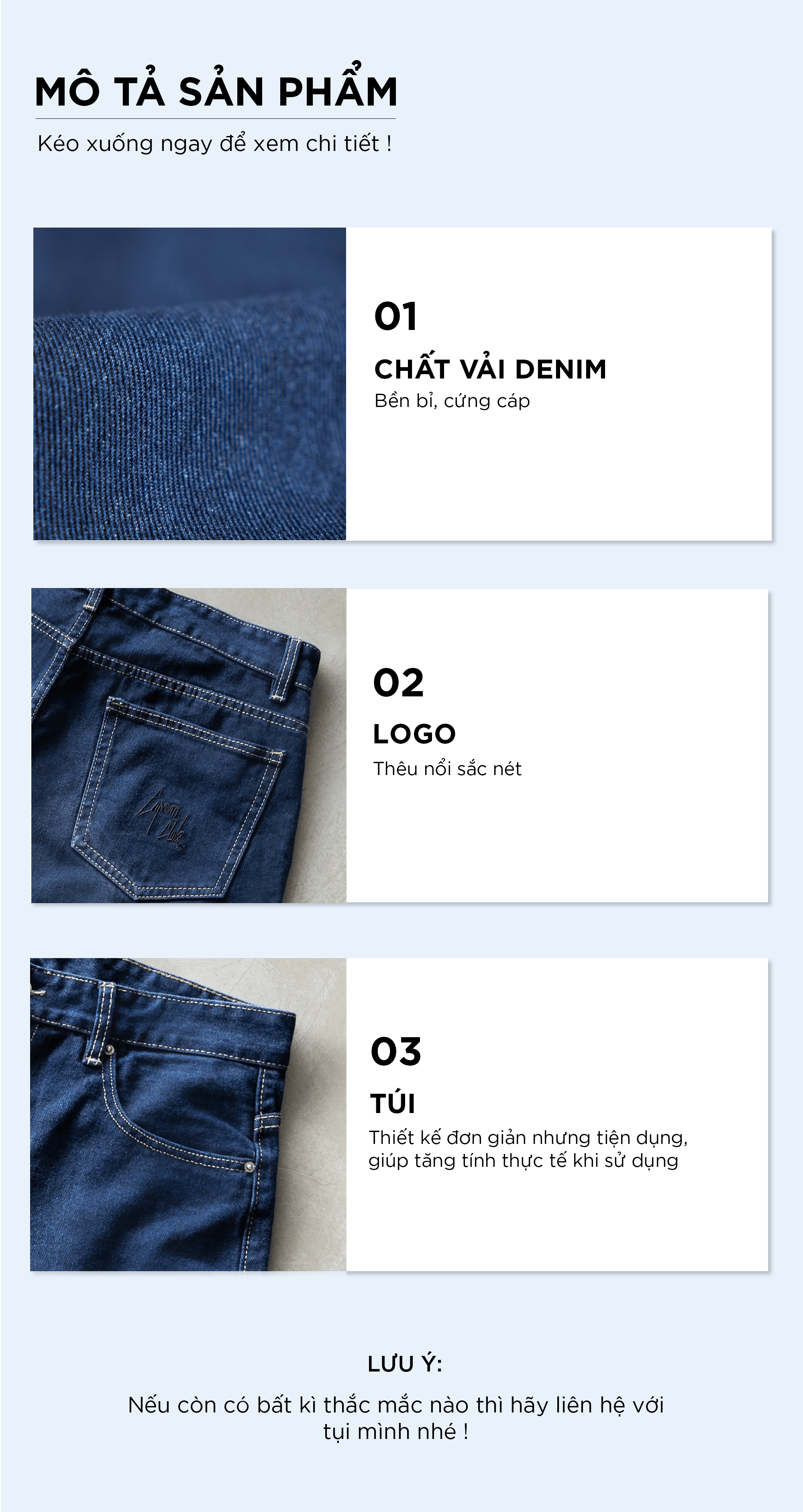 Mô tả Quần short jean nam PANA phom rộng CAPMAN CLUB, cao trên gối trẻ trung - thoải mái - 2