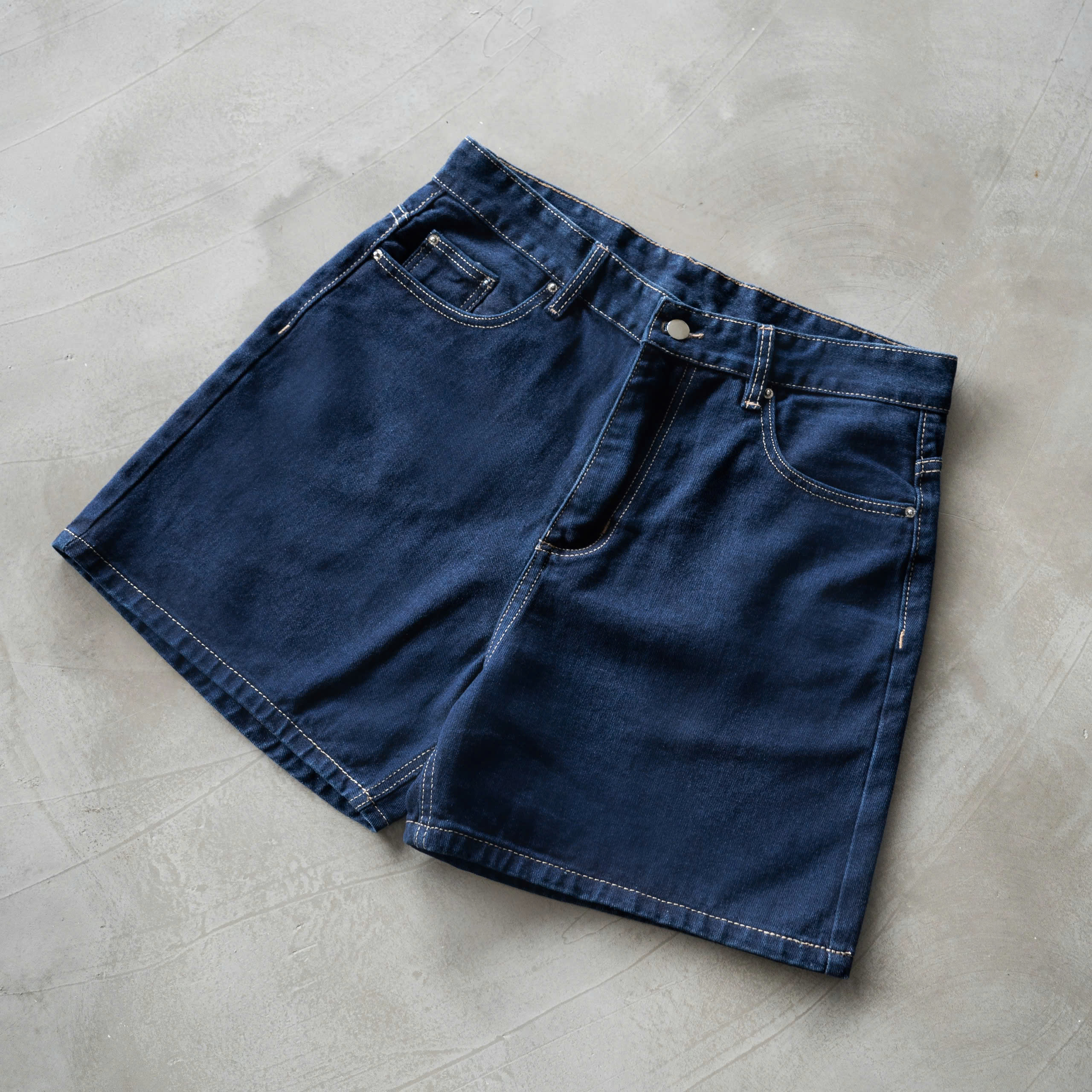 Mô tả Quần short jean nam PANA phom rộng CAPMAN CLUB, cao trên gối trẻ trung - thoải mái - 10
