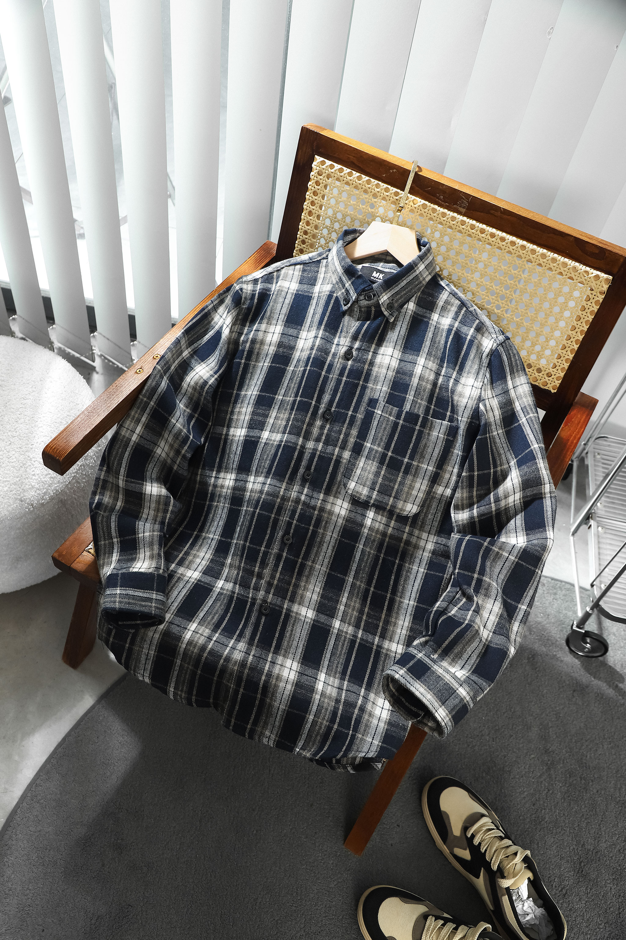 Áo Sơ Mi Nam Flannel Logan MKCLEVER
