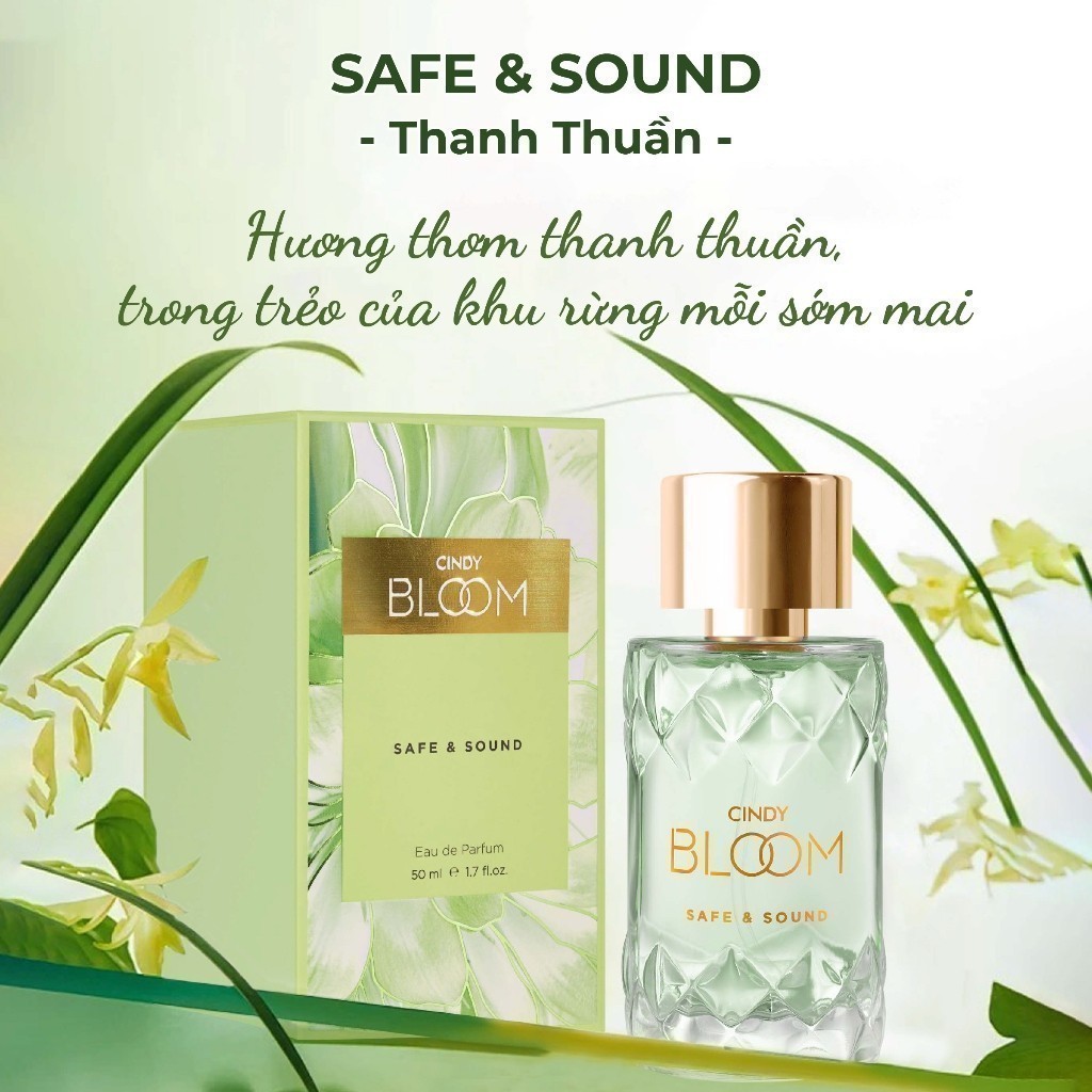 Mô tả Nước hoa nữ Cindy Bloom Safe & Sound Hương Thanh Thuần Trong Trẻo 50ml - 3