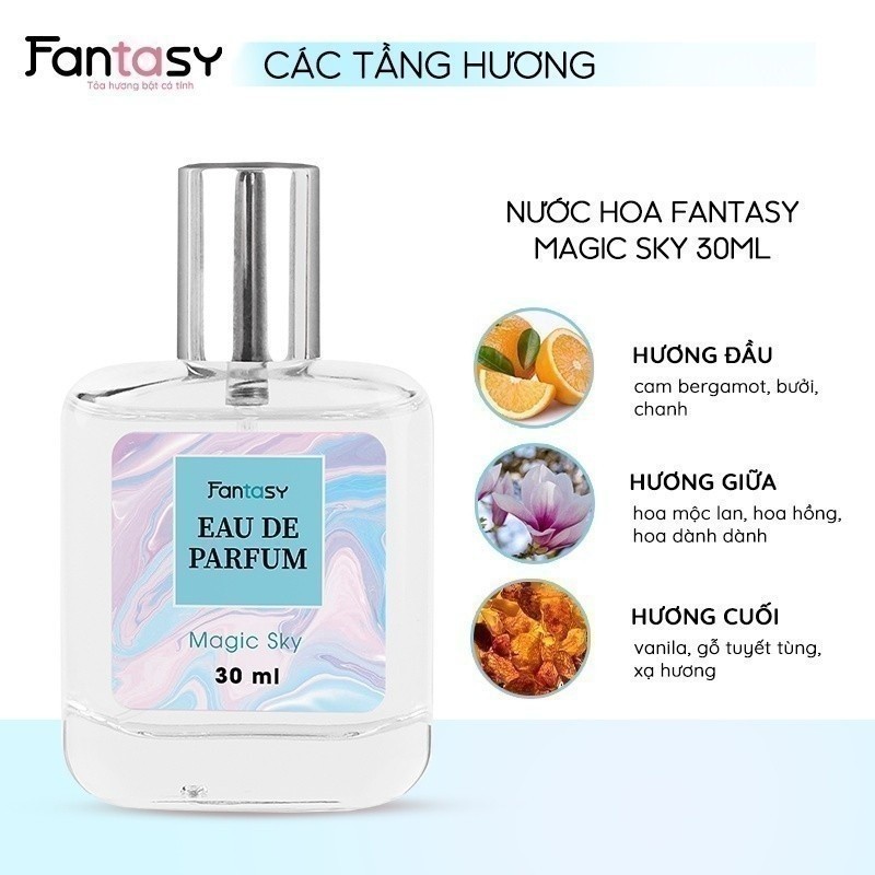 Mô tả Combo 2 Nước hoa Fantasy cho học sinh, sinh viên 30ml/chai - 1