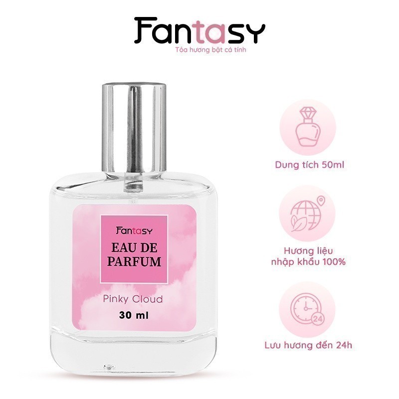 Mô tả Nước hoa nữ cho học sinh, sinh viên Fantasy ngọt ngào - Pinky Cloud 30ml - 2