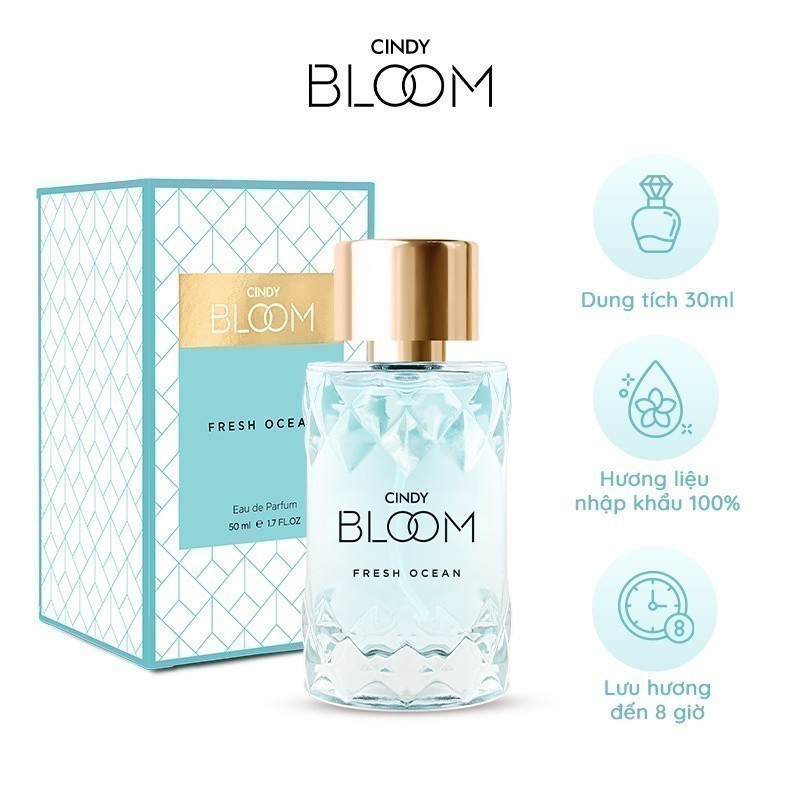 Mô tả Nước hoa nữ Cindy Bloom Fresh Ocean hương năng động trẻ trung 30ml - 2