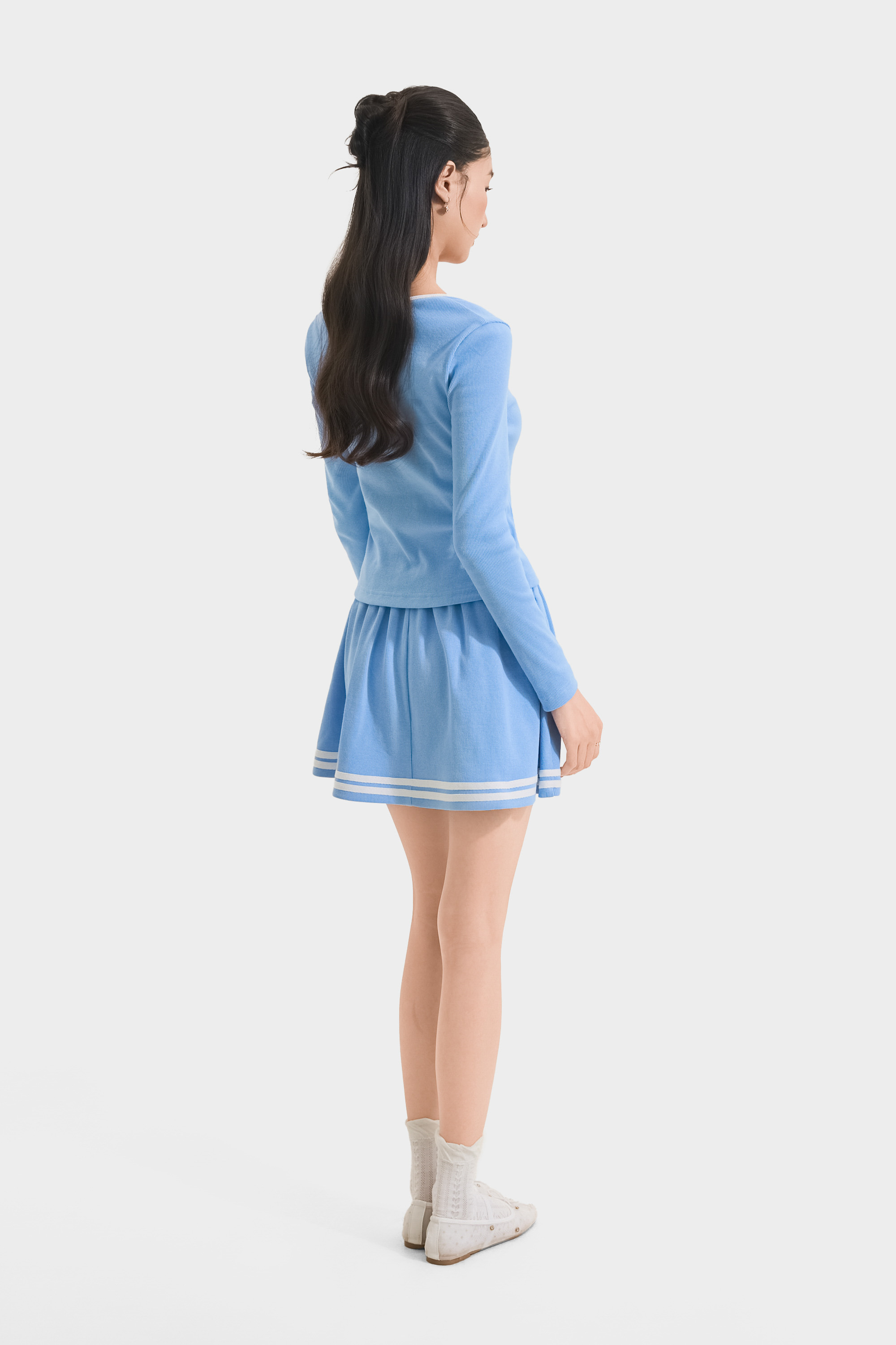 Mô tả Váy Thun Mini MARC FASHION Form A Phối Viền - FANT011725 - 10
