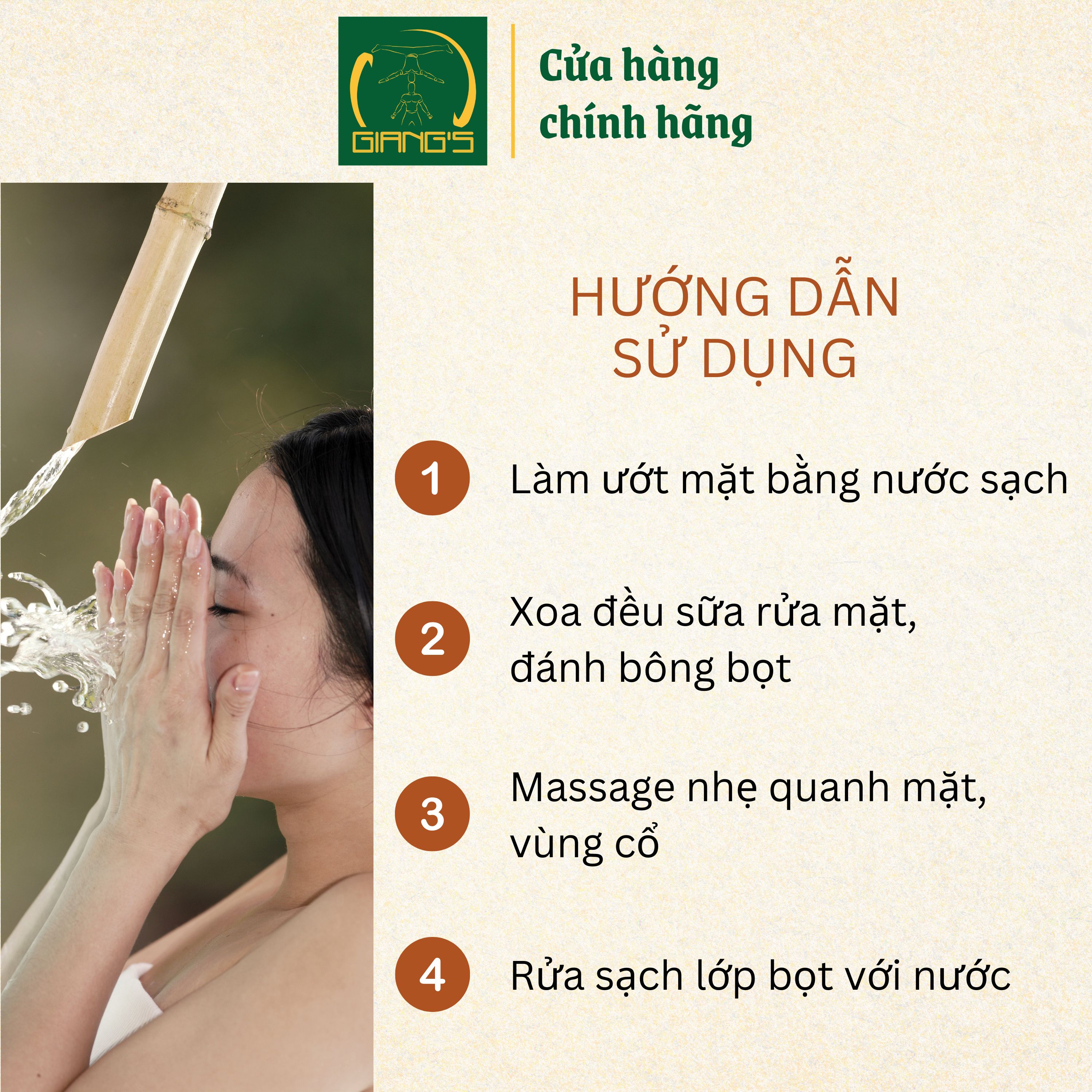 Mô tả Sữa rửa mặt mờ thâm sáng da JASMINUM DEEP CLEANSING FOAMING FACE WASH 200ml - Giang's - 3