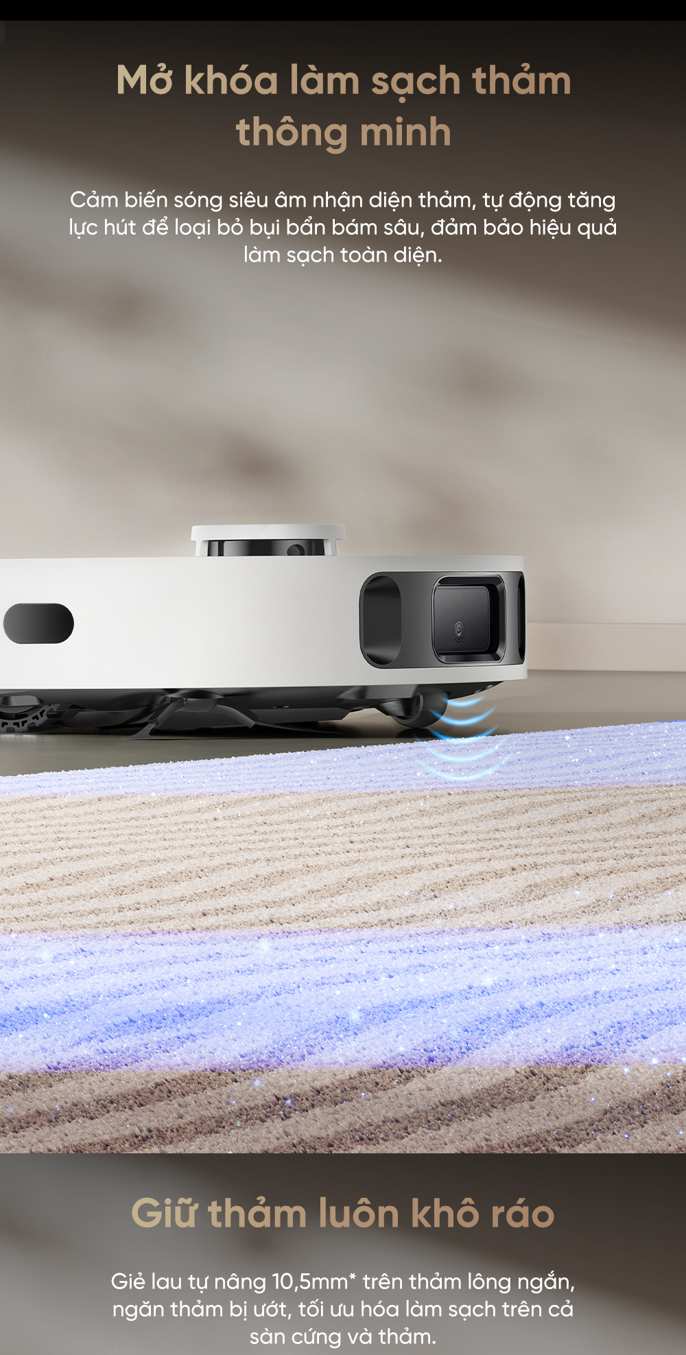 Mô tả Robot hút bụi lau sàn Dreame D20 Ultra - Bản Quốc Tế - Bảo Hành 24 Tháng - 8