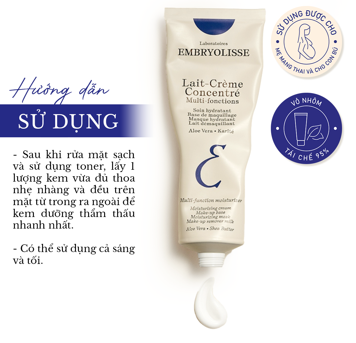 Mô tả [Livestream SSSS x EMB] Kem Dưỡng Ẩm Phục Hồi Embryolisse Lait Creme Concentre 30ml - 5