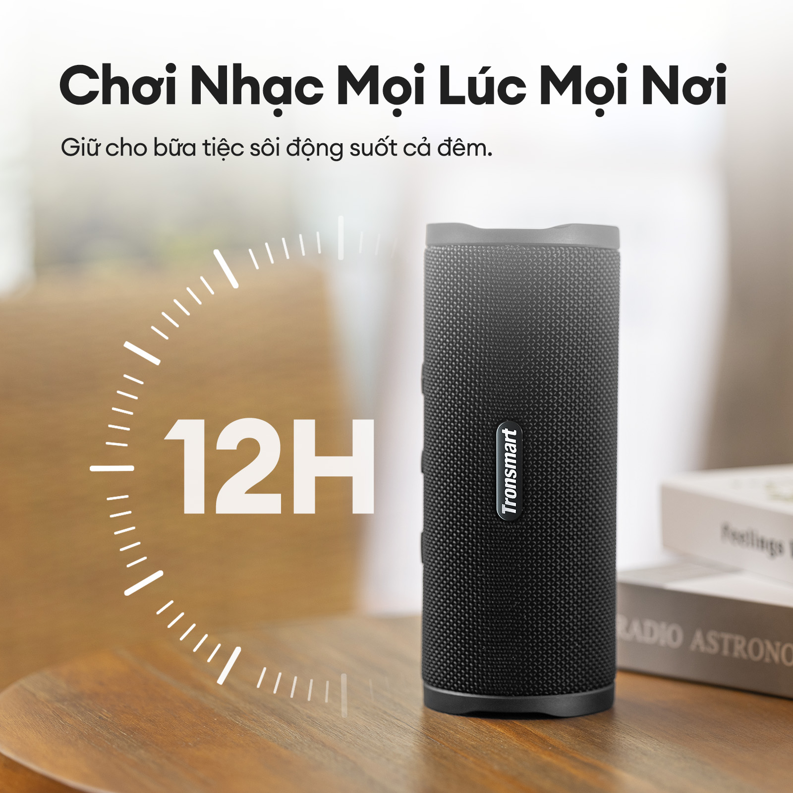 Mô tả Loa Bluetooth Tronsmart Mirtune C3 V5.3 | Công Suất 24W | Tùy chỉnh EQ | Công nghệ SoundPulse | Bảo hành 12 tháng - 1