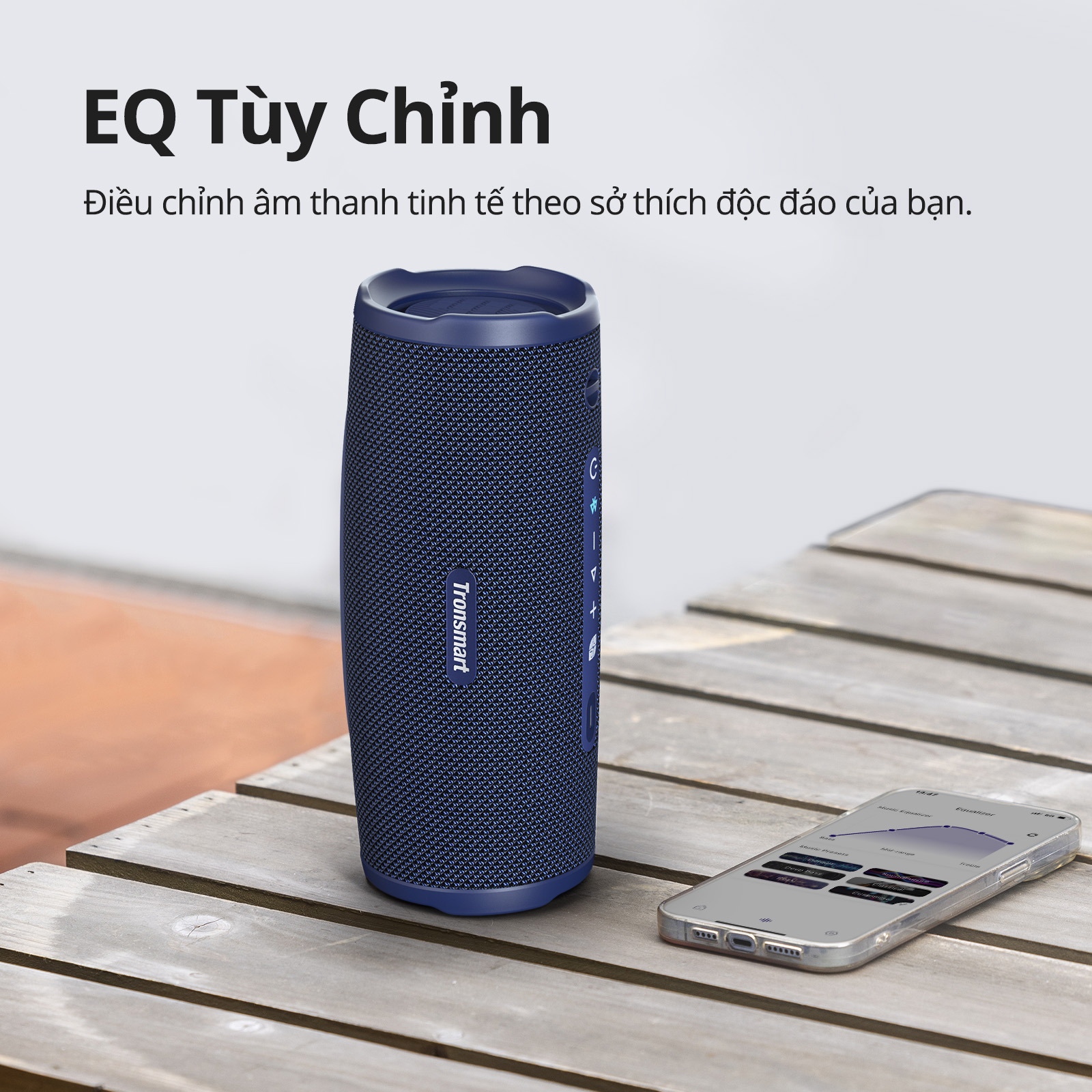 Mô tả Loa Bluetooth Tronsmart Mirtune C3 Plus V5.3 | Công Suất 30W | Công nghệ SoundPulse | Playtime tới 18h | BH 12 thán - 3