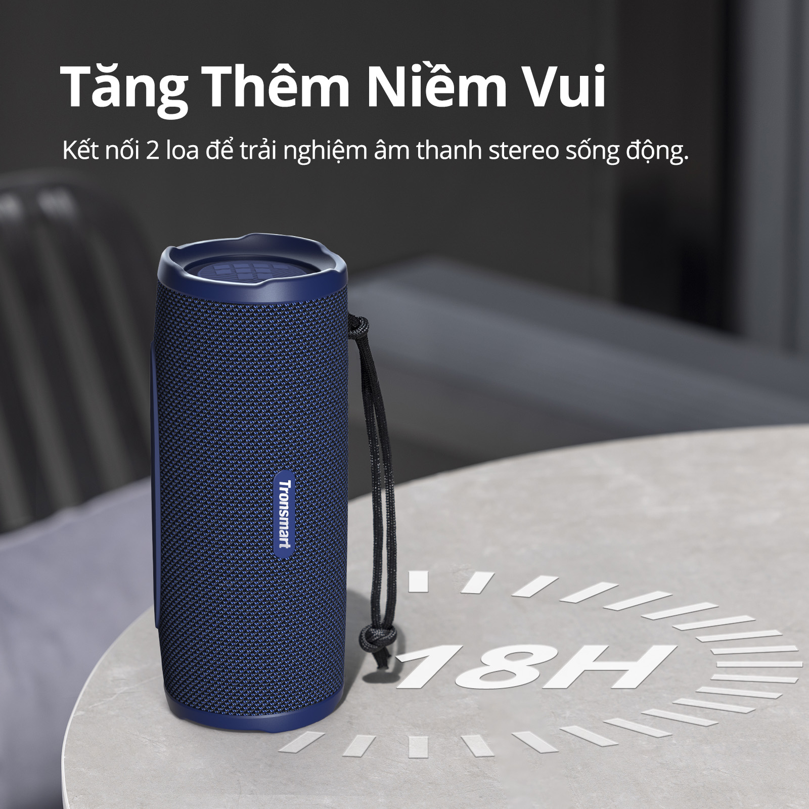 Mô tả Loa Bluetooth Tronsmart Mirtune C3 Plus V5.3 | Công Suất 30W | Công nghệ SoundPulse | Playtime tới 18h | BH 12 thán - 4