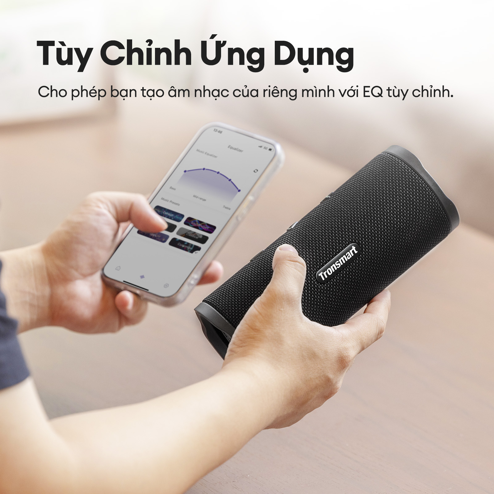 Mô tả Loa Bluetooth Tronsmart Mirtune C3 V5.3 | Công Suất 24W | Tùy chỉnh EQ | Công nghệ SoundPulse | Bảo hành 12 tháng - 2