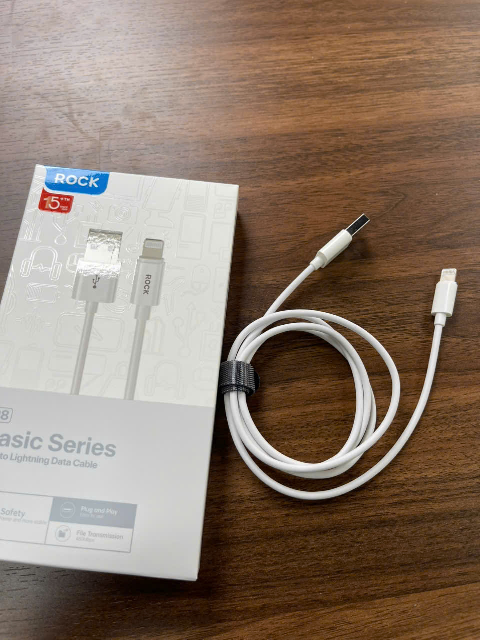 Mô tả Dây cáp sạc nhanh cho iphone Rockspace P8 độ dài 1m sạc nhanh ổn định không nóng máy BH 12 tháng - 6