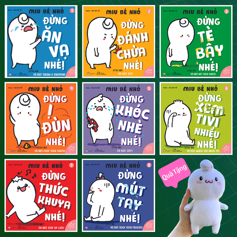 Mô tả Sách - Miu bé nhỏ - Miu tự lập - Tặng ngay 1 bạn Miu nhồi bông xinh xắn - 2