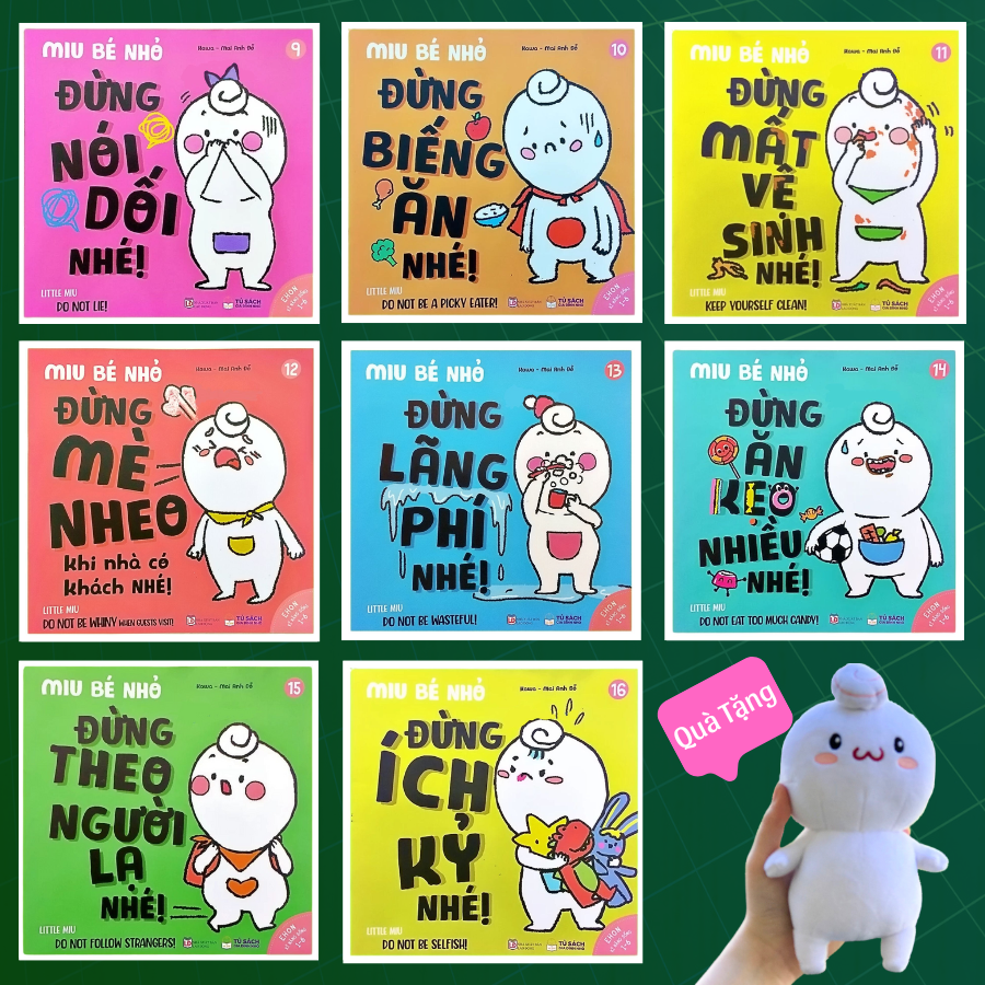 Mô tả Sách - Miu bé nhỏ - Miu tự lập - Tặng ngay 1 bạn Miu nhồi bông xinh xắn - 3