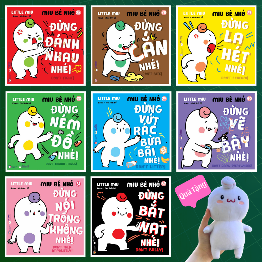 Mô tả Sách - Miu bé nhỏ - Miu tự lập - Tặng ngay 1 bạn Miu nhồi bông xinh xắn - 4