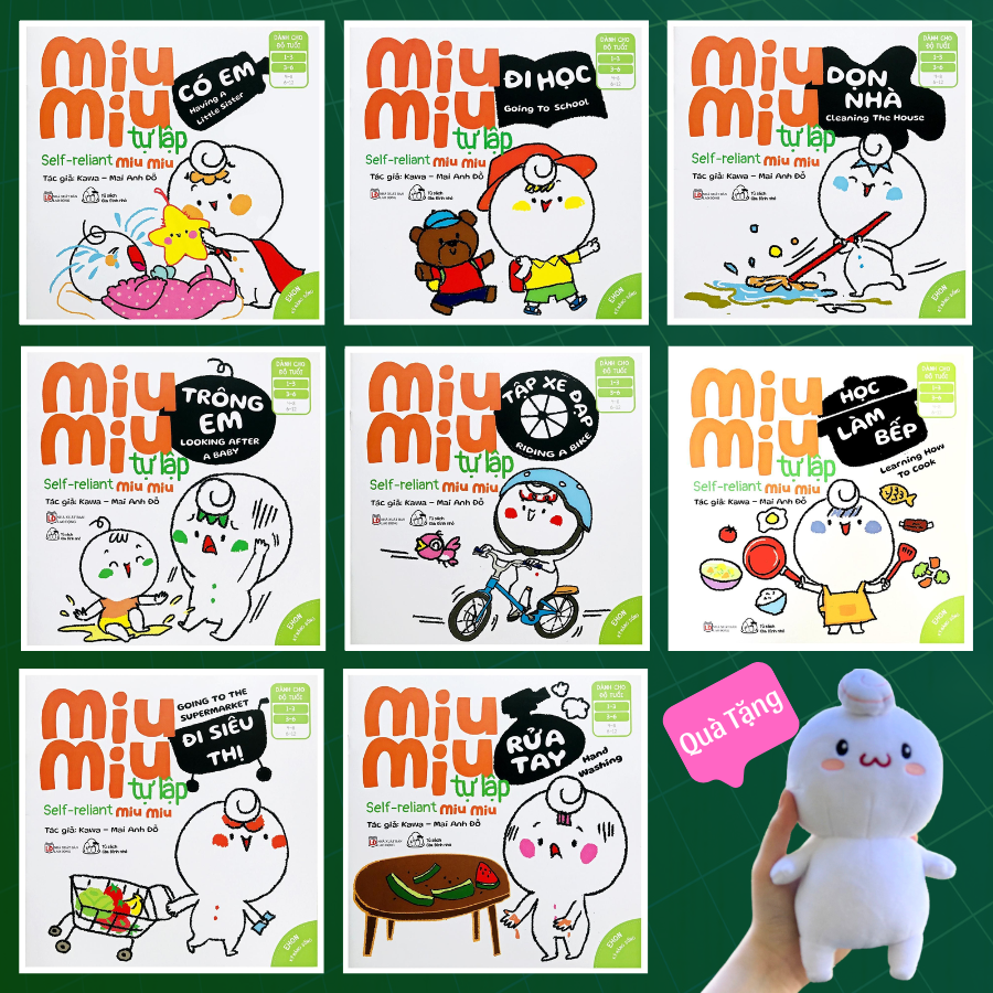 Mô tả Sách - Miu bé nhỏ - Miu tự lập - Tặng ngay 1 bạn Miu nhồi bông xinh xắn - 7
